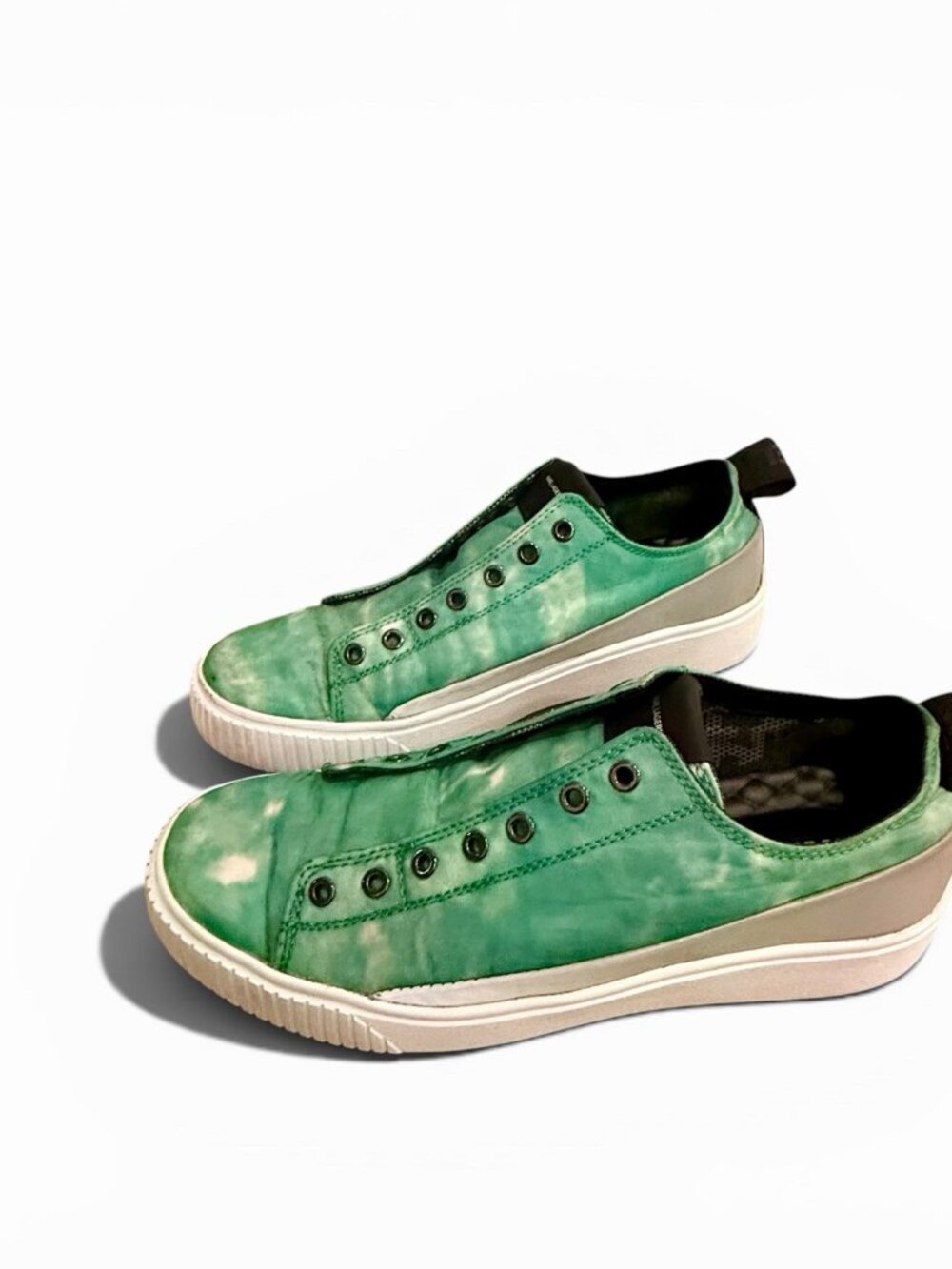 Men’s Karl Lagerfeld Paris Green Tie Dye Low Top Sneakers US 9